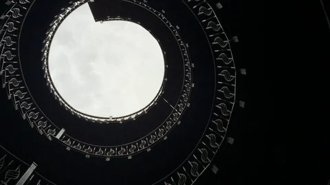 Ladder in castle Stock Footage 80090887