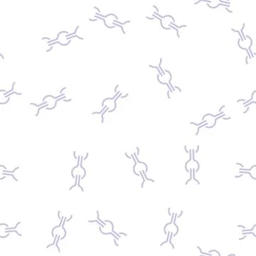 Ladder chain glyph seamless pattern Stock Illustration