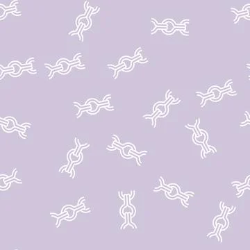 Ladder chain line seamless pattern Stock Illustration
