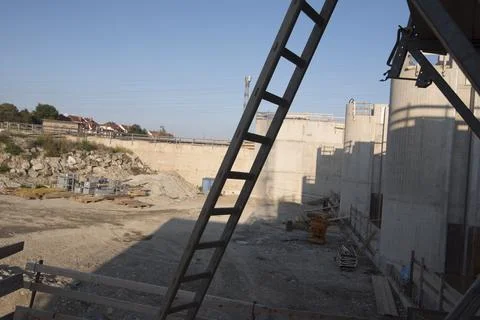 A ladder for climbing up Stock Photos