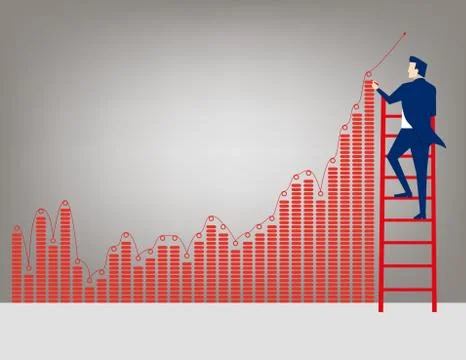 Ladder drawing Stock Illustration