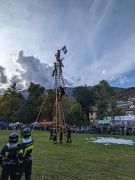 Ladder exercise Fotos de archivo