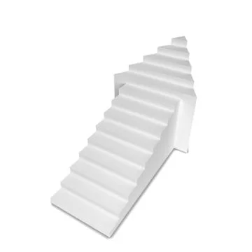 Ladder in a form of an arrow Stock Illustration