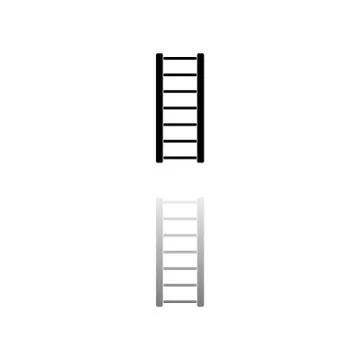 Ladder icon flat Stock Illustration