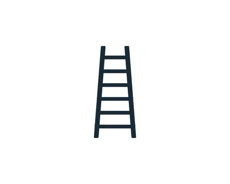 Ladder Icon Vector Logo Template Illustration Design Stock Illustration