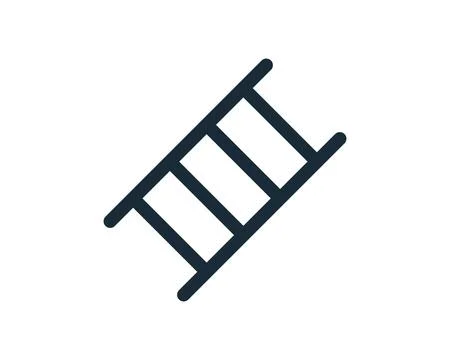 Ladder Icon Vector Logo Template Illustration Design Stock Illustration