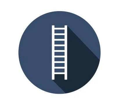 Ladder icon on white background Stock Illustration