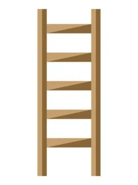 Ladder isolated, flat style Stock Illustration