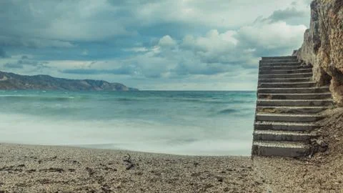 Ladder to nowhere Stock Photos