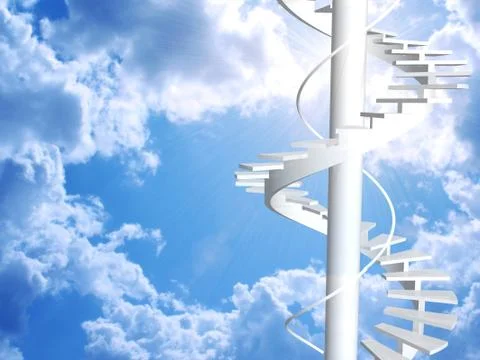Ladder to paradise 스톡 일러스트