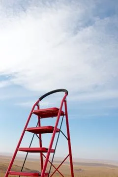 Ladder into sky Stock Photos