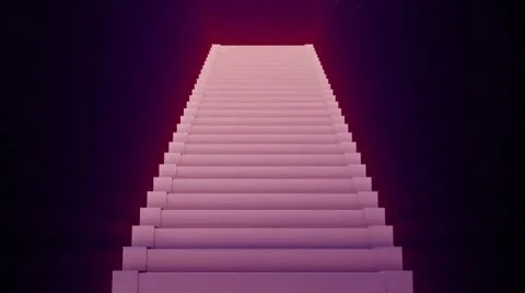 Ladder in space Video stock 22326181