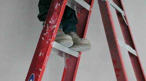 Ladder standing tight Stock-Footage 27823537