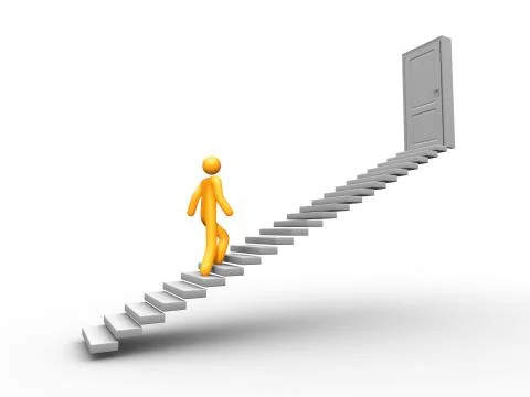 Ladder of success Stock Illustration