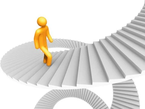 Ladder of success Stock Illustration