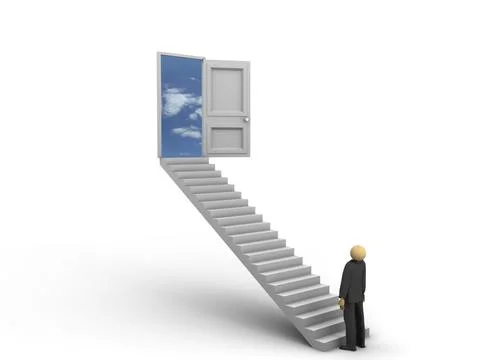 Ladder of success Stock Illustration