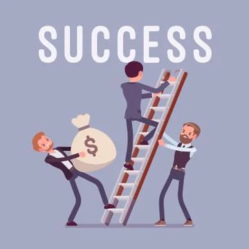 Ladder to success Stock Illustration