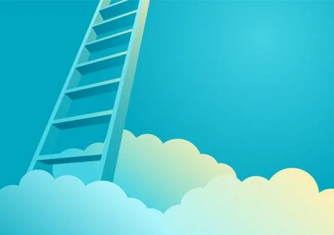 Ladder To Success Stock Illustration