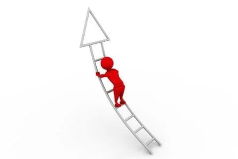 Ladder of success Illustrazione stock