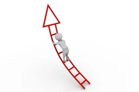 Ladder of success Stock Illustration