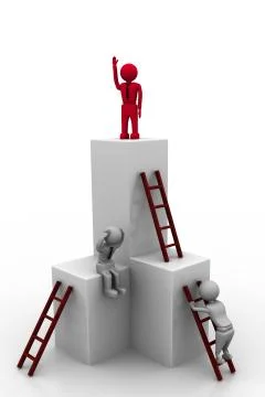 Ladder to success Stock Illustration