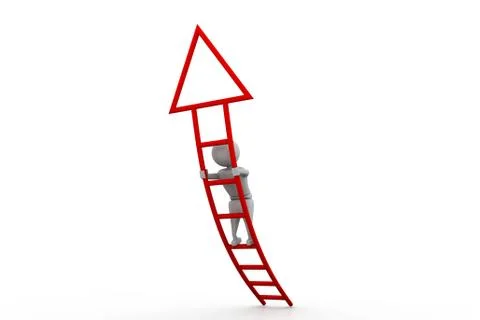 Ladder of success Stock Illustration