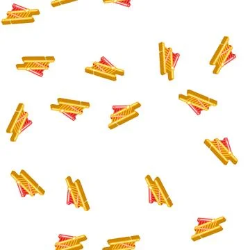 Ladder tool isometric icon seamless pattern isolated Illustrazione stock
