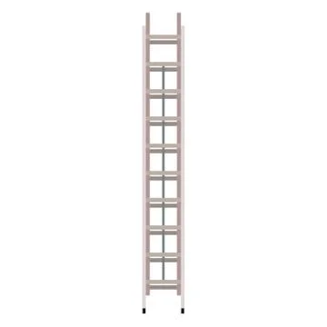 Ladder vector flat equipment tool icon step. Development repair simple worker Stock Illustration