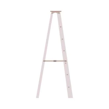 Ladder vector flat equipment tool icon step. Development repair simple worker Illustrazione stock