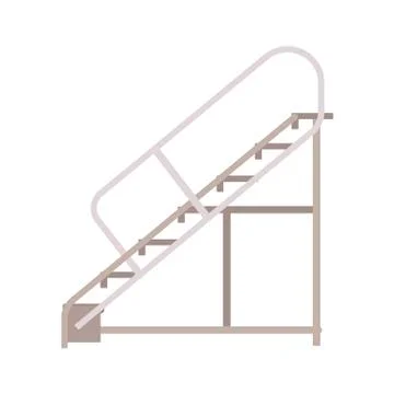Ladder vector flat equipment tool icon step. Development repair simple worker Stockillustratie