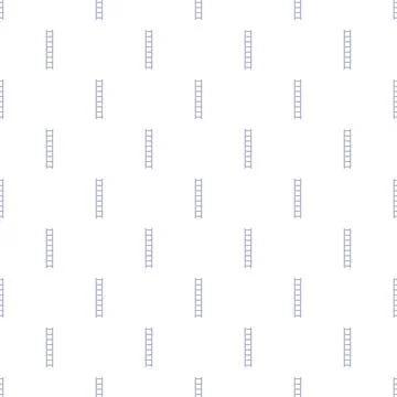 Ladders climbing success path seamless pattern background Illustrazione stock