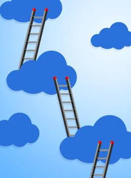 The ladders Stock Illustration