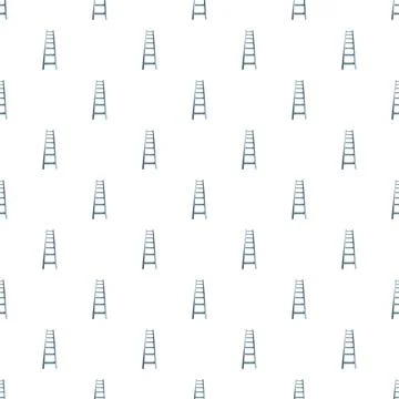 Ladders seamless pattern repeating on white background イラスト素材