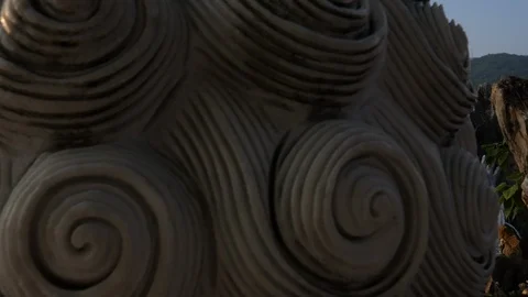 Laddy Buddha - Temple, Sculptures Stock Footage 101935123