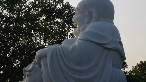 Laddy Buddha - Temple, Sculptures Stock Footage 101936255