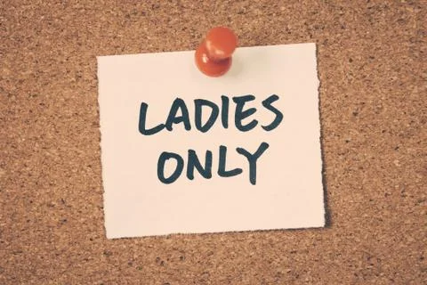 Ladies only Stock Photos