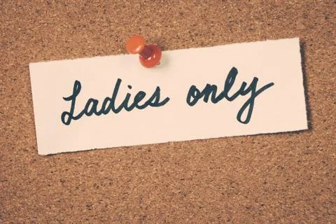 Ladies only Stock Photos