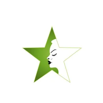 Ladies spa logo Stock Illustration