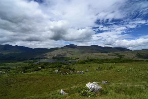 Ladies View time lapse, Killarney National Park, Ireland Stock Footage 93848105