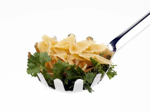 Ladle of pasta Stock Photos