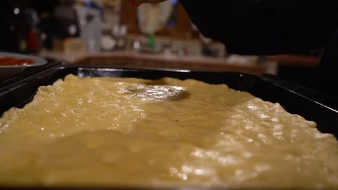 Ladle Slow Motion Stock Footage 127854314