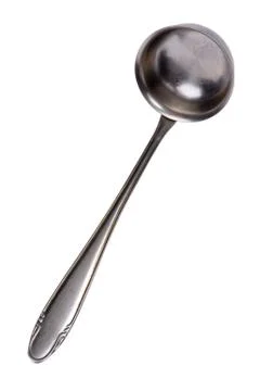 Ladle on white Stock Photos