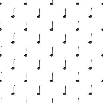 Ladles seamless pattern for cooking and kitchenware background Stock Illustration