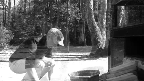 Lady Bricklayer. #20 Stock Footage 276502063