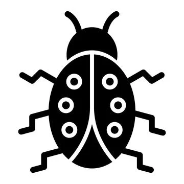 Lady bug Vector Icon Design Illustration Stock Illustration