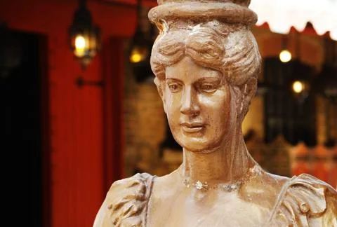 Lady column Stock Photos