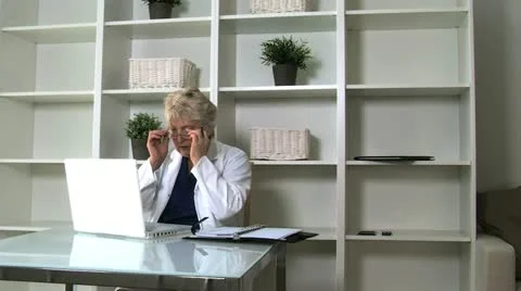 Lady consultant Stock Footage 10838937