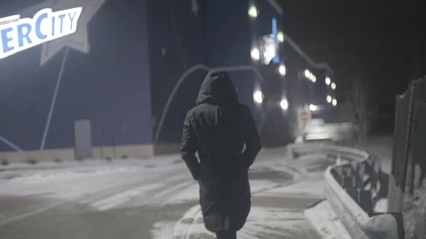 Lady In The Dark Stock Footage 83603882