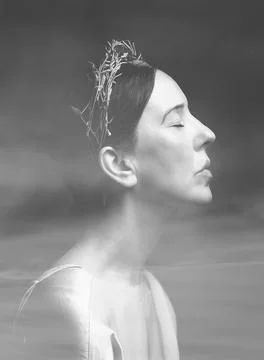 Lady dreaming, spain Stock Photos