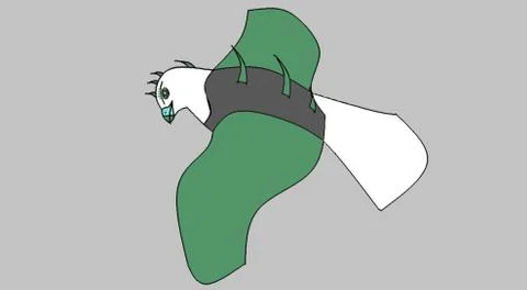 Lady eagle's fly 스톡 일러스트